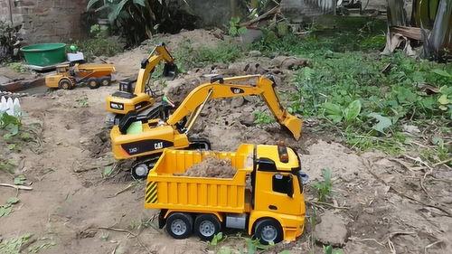 幼儿挖掘机视频表演,童趣盎然，创意无限